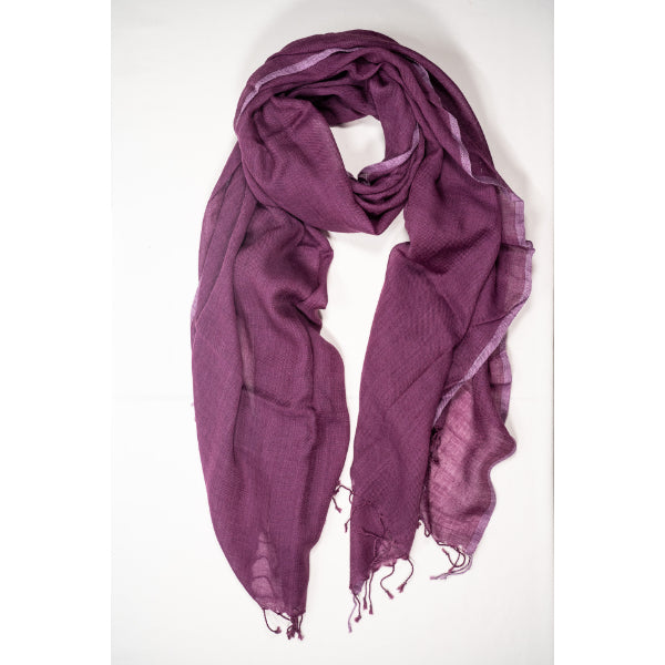 STOLA LANA TAGETE CICLAMINO