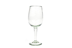 Bicchiere vino bianco  vetro riciclato - cod.3565