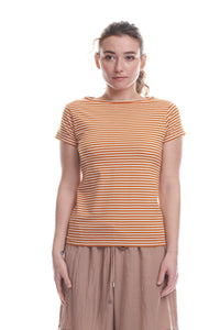 TEES TEA IN JERSEY STRETCH, RIGHE MANGO