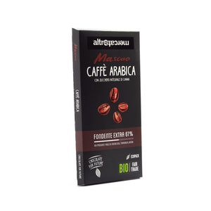CIOCCOLATO MASCAO FONDENTE EXTRA AL CAFFÈ ARABICA - BIO | COD. 00001098 | 100 g