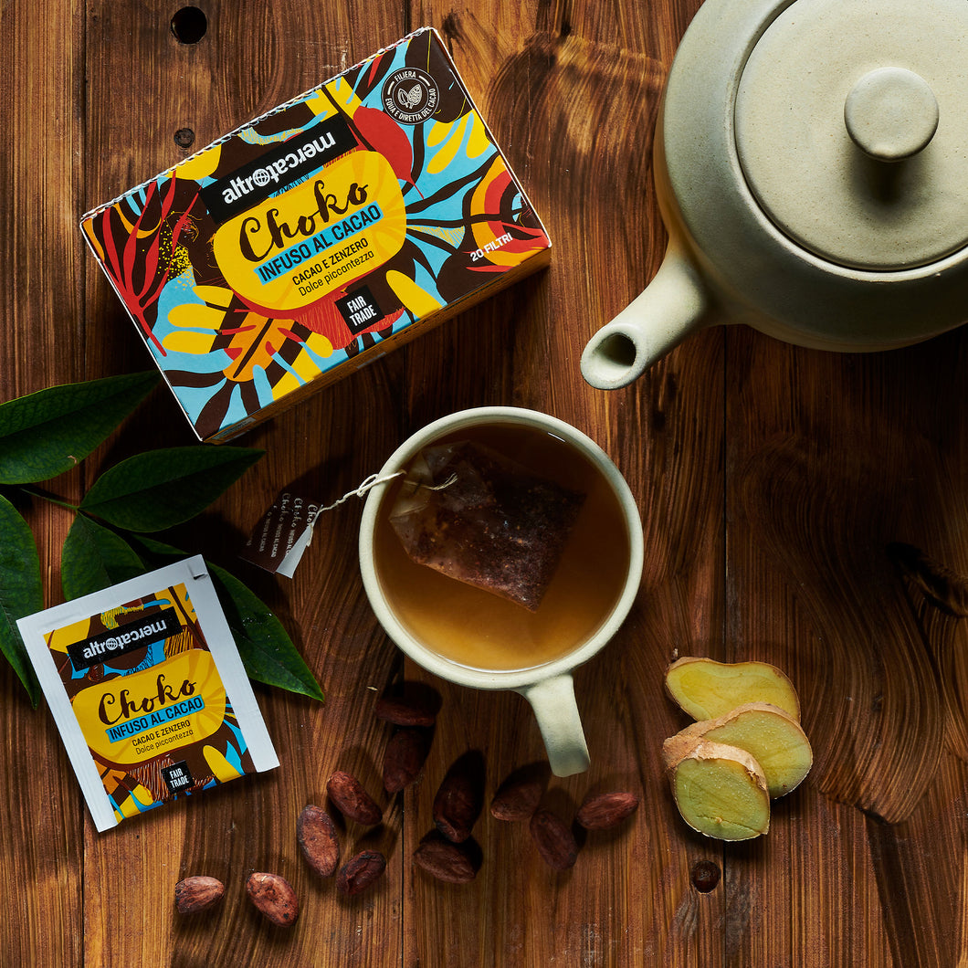 CHOKO - Infuso cacao e zenzero | COD. 00003459| 20 filtri - 40 g